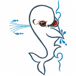 Fishes Embroidery Design 3 Fishes Embroidery Design 3